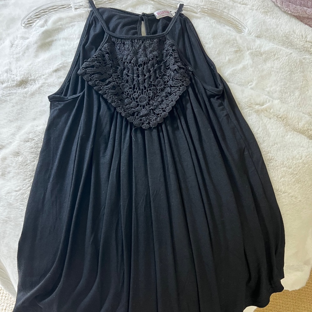 Black lace top